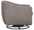 Upshur - Taupe - Swivel Glider Accent Chair