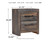 Drystan - Brown / Beige - Two Drawer Night Stand