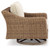 Beachcroft - Beige - Swivel Lounge Chair (1/CN)