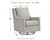 Kambria - Frost - Swivel Glider Accent Chair