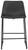 Centiar - Black - Upholstered Barstool (2/CN)