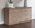 Flannia - Gray - Six Drawer Dresser