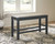 Tyler - Antique Black - Dbl Counter Uph Bench (1/CN)