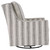 Kambria - Ivory / Black - Swivel Glider Accent Chair