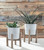 Domele - Antique Gray / Brown - Planter Set (2/CN)