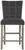 Dontally - Black / Gray - Upholstered Barstool (2/CN)