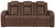 Backtrack - Chocolate - Pwr Rec Sofa With Adj Headrest