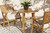Vallerie - Brown - Chairs W/Cush/Table Set (3/CN)