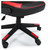Lynxtyn - Red / Black - Home Office Swivel Desk Chair