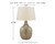 Mari - Gray / Gold Finish - Glass Table Lamp (1/CN)