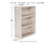 Dorrinson - Antique White - Medium Bookcase