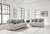 Traemore - Linen - 4 Pc. - Sofa, Loveseat, Chair And A Half, Ottoman