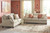 Almanza - Wheat - 5 Pc. - Sofa, Loveseat, Chair And A Half, Ottoman, Accent Ottoman