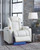 Party Time - White - 3 Pc. - Power Sofa, Loveseat, Recliner