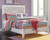 Paxberry - Whitewash - 5 Pc. - Dresser, Mirror, Full Panel Bed, Nightstand