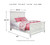 Kaslyn - White - 5 Pc. - Dresser, Mirror, Full Panel Bed