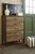 Sommerford - Brown - 6 Pc. - Dresser, Mirror, Chest, Queen Panel Bed With Footboard Storage