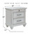 Kanwyn - Whitewash - 7 Pc. - Dresser, Mirror, King Upholstered Bed With Storage Bench, 2 Nightstands