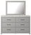 Cottenburg - Light Gray / White - 7 Pc. - Dresser, Mirror, Chest, Full Panel Bed, 2 Nightstands