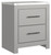 Cottenburg - Light Gray / White - 7 Pc. - Dresser, Mirror, Chest, Full Panel Bed, 2 Nightstands