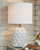 Moorbank - White - Ceramic Table Lamp (1/CN)