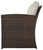 East - Dark Brown - Lounge Chair W/Cushion (2/CN)