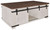 Wystfield - White / Brown - Rectangular Cocktail Table
