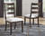 Adinton - Reddish Brown - 8 Pc. - Extension Table, 4 Side Chairs, 2 Upholstered Side Chairs, Server