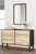 Piperton - Brown / Black - Six Drawer Dresser