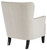 Romansque - Beige - Accent Chair - Gunmetal Finish