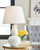 Zellrock - White - Ceramic Table Lamp (1/CN)