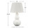 Zellrock - White - Ceramic Table Lamp (1/CN)