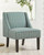 Janesley - Teal / Cream - Accent Chair