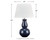 Zellrock - Navy - Ceramic Table Lamp (1/CN)