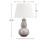 Zellrock - Gray - Ceramic Table Lamp (1/CN)