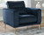 Macleary - Navy - 2 Pc. - Chair, Ottoman