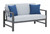 Fynnegan - Gray - Loveseat W/Table (2/CN)