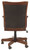 Hamlyn - Medium Brown - Home Office Swivel Desk Chair