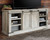 Carynhurst - Whitewash - Extra Large TV Stand