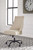 Realyn - White / Brown - 3 Pc. - Home Office L Shaped Desk, Swivel Desk Chair