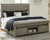 Brennagan - Gray - 7 Pc. - Dresser, Mirror, Queen Panel Bed Footboard Storage, 2 Nightstands