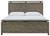 Brennagan - Gray - 7 Pc. - Dresser, Mirror, California King Panel Bed, 2 Nightstands
