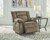 Burkner - Mocha - 3 Pc. - Power Sofa, Loveseat, Rocker Recliner