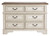 Realyn - White / Brown / Beige - Dresser - 6-drawer