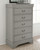 Kordasky - Gray - Five Drawer Chest