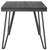 Strumford - Charcoal / Black - Rectangular Dining Room Table