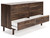 Calverson - Mocha - Six Drawer Dresser - Medium