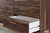 Calverson - Mocha - Six Drawer Dresser - Medium