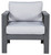 Amora - Charcoal Gray - Lounge Chair W/Cushion (2/CN)