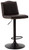 Gaddison - Brown / Black - Tall Uph Swivel Barstool(2/CN)